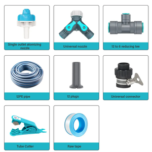 Kit de riego por goteo automático, sistema de rociadores de césped para invernadero de jardín de plantas, 2 unidades - Product Image 2