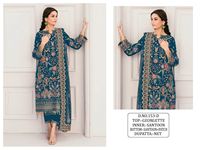 Georgette de nouvelle collection avec broderie séquentielle Costume de designer pakistanais à prix d'exportation du fournisseur indien