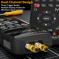 Oscilloscope multimètre à double canal ZOYI ZT706S 66000 points de mesure 50 MHz 3 en 1 avec générateur de signal 10 MHz