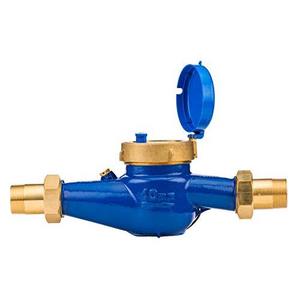 Spw <b>Water</b> <b>Meter</b> 1 1/2 In Npt Thread <b>Flow</b> Sensor For Irrigation Systems Blue Metal Plastic - Product Image 1