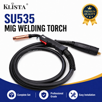 Pistola de Soldadura MIG SU535 Refrigerada por Aire, Antorcha de Soldadura CO2 MAG, Conector Tipo Euro, Kit Completo