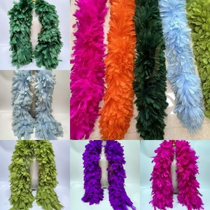 Boas en plumes de dinde de haute qualité, 350 grammes, 2 mètres, pour spectacle de danse, tenue de danseuse, performance burlesque, décoration de scène - Product Image 1