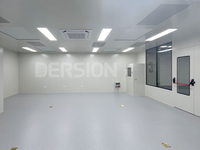Salle Blanche Médicale Modulaire avec Moteur à Efficacité de 99,999 %, Nouveau Design Personnalisé (IQ/OQ/PQ Validé)
