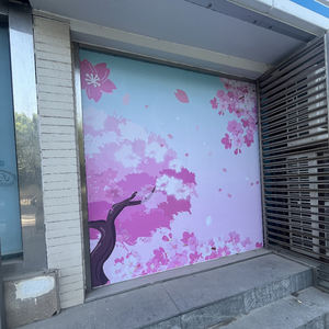 Adesivo da parete stampato UV personalizzato <span class=keywords><strong>per</strong></span> la pubblicità del negozio | Murale autoadesivo di grande formato | Decalcomania rimovibile <span class=keywords><strong>per</strong></span> finestra/Display da parete - Product Image 5