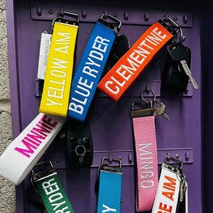 Bán sỉ tùy chỉnh dệt vải dây buộc <span class=keywords><strong>Key</strong></span> <span class=keywords><strong>Fob</strong></span> <span class=keywords><strong>Wristlet</strong></span> Cổ tay <span class=keywords><strong>Keychain</strong></span> - Product Image 4