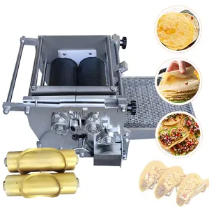 Tự động hạt ngô Tortilla Crepe blini máy làm cho các doanh nghiệp nhỏ roti chapati flatbread blini tostada galette Maker