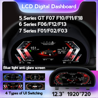 MEKEDE Tableau de bord LCD Linux Système avec LOGO pour BMW Car Série 5 GT F07 F10 F11 F18 Série 6 F06 12 13