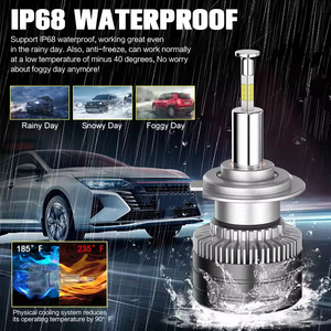 Nouveau système d'éclairage automobile 110W 13000LM 12V <span class=keywords><strong>R7</strong></span> PRO, ampoules de phares LED à couverture 360° H1 H7 H11 H4 9005 6000K Amarok <span class=keywords><strong>Golf</strong></span> X3 - Product Image 3