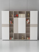 Archivador de Oficina Moderno de Madera Maciza con 4 Cajones - Diseño Modular Independiente y Duradero