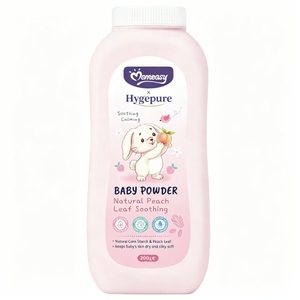 Momeasy Hygepure Talco Naturale <span class=keywords><strong>per</strong></span> <span class=keywords><strong>Neonati</strong></span> a Base di Amido di Mais con Camomilla, Avena e Foglie di Pesco, <span class=keywords><strong>Polvere</strong></span> Lenitiva <span class=keywords><strong>per</strong></span> <span class=keywords><strong>Neonati</strong></span> - Product Image 5