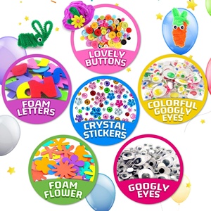 Kit d'artisanat en plastique respectueux de l'environnement pour les enfants - Jouets éducatifs et artistiques - Cadeau DIY - Product Image 5