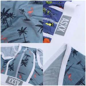 Mode druck Nahtlose hochela tische Big Cock Viskose Modal Badehose Herren Swim Boxer Briefs Hosen Unterwäsche - Product Image 3