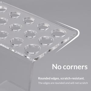 Expositor <span class=keywords><strong>de</strong></span> Tijeras <span class=keywords><strong>de</strong></span> Peluquería Acrílico Transparente y Poroso, Organizador <span class=keywords><strong>de</strong></span> Herramientas <span class=keywords><strong>de</strong></span> Peluquería, Expositor para Instituto <span class=keywords><strong>de</strong></span> Peluquería - Product Image 3