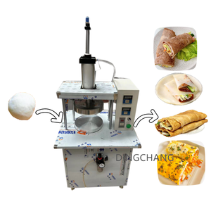 La machine de presse à pain plat extrêmement populaire chauffe les cuissons rapides transforme rapidement la pâte molle <span class=keywords><strong>en</strong></span> gâteaux minces ForChapati Pita MobileFoodTruck - Product Image 2