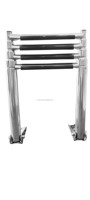 Meilleures ventes d'accessoires pour yachts, échelle télescopique marine en acier inoxydable 304/316