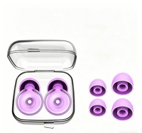 Protection auditive personnalisée avec logo, port confortable, réduction du bruit, bouchons d'oreilles en silicone pour les fêtes, les concerts, les festivals, les voyages