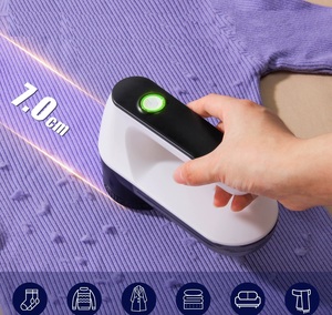 <span class=keywords><strong>Rasoir</strong></span> anti-bouloches rechargeable pour vêtements, éliminateur <span class=keywords><strong>de</strong></span> peluches et <span class=keywords><strong>de</strong></span> fibres, 6 lames, 2 lames supplémentaires, électrique - Product Image 4