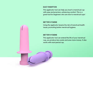 Applicatore in Silicone Riutilizzabile per Coppette Mestruali Taglia Unica - Product Image 6