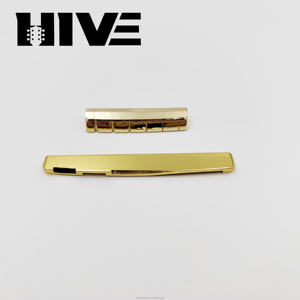 HIVE <span class=keywords><strong>Fine</strong></span> Copper 6-<span class=keywords><strong>String</strong></span> Folk Guitar Saddle Nuts Replacement Bridge Parts untuk Gitar Folk, Gitar Kayu, dan Instrumen Senar - Product Image 5