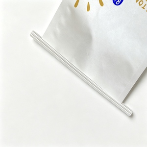 Biodegradable White Kraft Paper Pouch with Zipper Pochette Stand-up Pour <strong>Pain</strong> Et Toast <strong>a</strong> Fond Plat <strong>Sac</strong> Pour <strong>Pain</strong> De Mie - Product Image 5