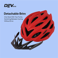 Meilleures ventes DEVIATE Casque de vélo de montagne universel avec couche de mousse pour la protection de la tête, matériau EPS+PC, 220g, unisexe, sécurité, 54-63cm
