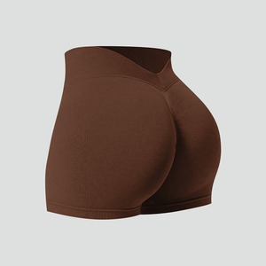 Shorts de Yoga de Cintura Alta Elásticos <span class=keywords><strong>para</strong></span> <span class=keywords><strong>Mujer</strong></span>, Cintura en V, Levanta Glúteos, Sin Costuras, Secado Rápido, <span class=keywords><strong>para</strong></span> Pilates, <span class=keywords><strong>Correr</strong></span>, Fitness, Deportes - Product Image 6