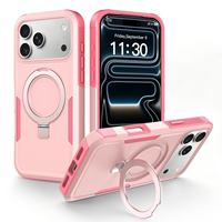 Étui de téléphone magnétique antichoc avec support pliable pour iPhone 17/18 Pro, coque de protection pour iPhone 17/18 Pro Max