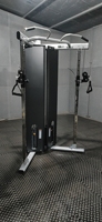 Machine Commerciale Multifonctionnelle de Musculation à Double Poulie Réglable avec Système de Charge par Broches en Acier pour Poulie Latérale, Poitrine et Bras
