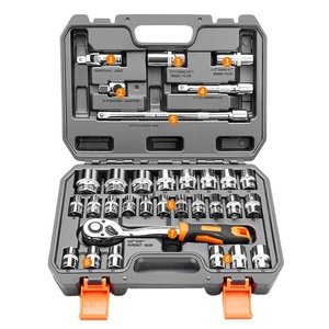 Jeu de clés à <span class=keywords><strong>douille</strong></span> multifonctionnelles 32pcs Chrome Vanadium Kit d'outils pour <span class=keywords><strong>camion</strong></span> - Product Image 2