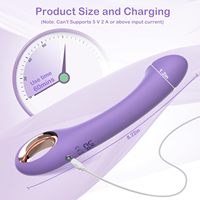G-Punkt-Vibrator Ergonomisches Gebogenes Design 10 Vibrationsmodi Wasserdicht Weiches Silikon Lithium-Polymer-Akku Klitoral Anal