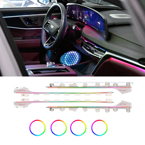 Upgrade 64 Color Symphony Car Ambient <b>Light</b> Interior <b>LED</b> Accessories <b>Led</b> <b>Lights</b> <b>bar</b> for Cadillac CT6 2023-2026 - Product Image 1