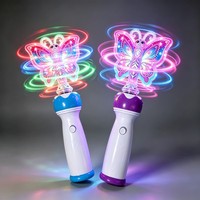 Baguette LED Papillon Lumineuse Clignotante en ABS pour Mariages, Cérémonies de Remise des Diplômes, Fêtes, Cadeaux et Faveurs, Vente en Gros, En Stock