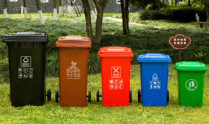 Bidone per Rifiuti Urbani da Esterno in HDPE Certificato EN840, 20L-1100L, con Ruote e Coperchio per Raccolta Automatizzata - Product Image 4