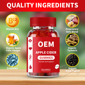 Gomitas de Vinagre de <span class=keywords><strong>Sidra</strong></span> de Manzana para el Control de Peso y la Desintoxicación |   Vegano y Sin Azúcar - Product Image 5