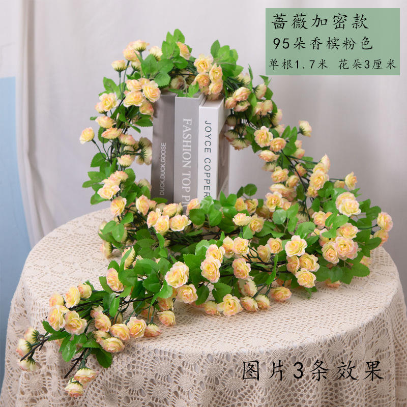 กุหลาบแชมเปญ 95 ดอก แบบเข้ารหัส