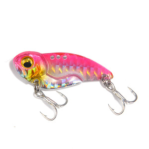 Señuelo de pesca Luya de metal con lentejuelas láser para agua dulce y salada, señuelo duro vibratorio de lanzamiento lejano para carpa, ideal para técnicas de pesca de fondo. - Product Image 6
