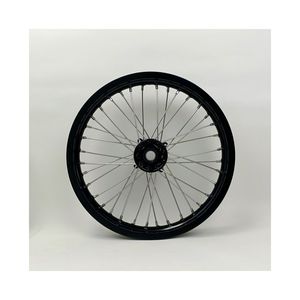 Nuevo Juego de Ruedas SX85 17 <span class=keywords><strong>Supermoto</strong></span> Motard, Aleación de Aluminio 7050-T6 Anodizado, Totalmente Negro, Rin Delantero/Trasero, Pit Bike, Mini Racing - Product Image 3