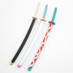 Katana de Anime japonés, espada demoníaca Slayer, juguete de Metal de aleación de Zinc Real, Mini 22CM, recién llegado - Product Image 1