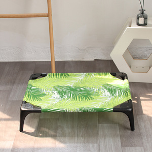 Lit surélevé pliable d'extérieur pour animaux de compagnie, lit trampoline pour <span class=keywords><strong>chien</strong></span>, chiot, chat, <span class=keywords><strong>hamac</strong></span> en maille robuste avec cadre renforcé - Product Image 5