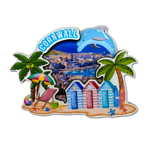 <strong>Custom</strong> Printed Epoxy Wood Seaside Beach Florida Miami Souvenirs <strong>Fridge</strong> <strong>Magnet</strong> - Product Image 4