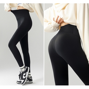 Mallas cálidas de invierno para mujer, pantimedias opacas, medias de lana para mujer, calcetín térmico de lana, pantalones elásticos sexis de cintura alta - Product Image 4