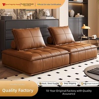 Vente directe usine : Ensemble de canapés modulaires mobiles en forme de L, style Piémont, en tissu chenille de luxe léger, garni d'éponge