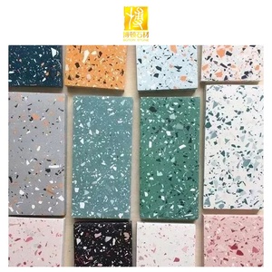 Pietra artificiale di BOTON moderna a buon mercato grande grano pavimento in Terrazzo piastrelle <span class=keywords><strong>30x30</strong></span> - Product Image 4
