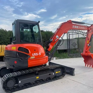 รถขุดขนาดเล็ก EPA CE มือสอง ยี่ห้อ <span class=keywords><strong>Kubota</strong></span> รุ่น U55 น้ำหนัก 5 ตัน ปั๊มไฮดรอลิก U35 U55-4 ความจุบุ้งกี๋ 0.18 ลูกบาศก์เมตร ปี 2022 ขาย - Product Image 3