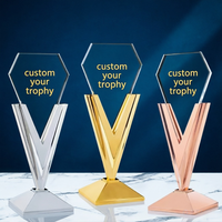 Trophées, médailles et plaques personnalisés en métal plaqué durable avec lettrage en relief de qualité supérieure pour entreprises et récompenses