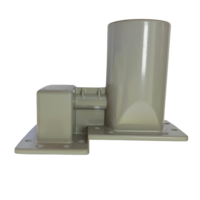 HLY Corne de réception double alimentation de haute qualité pour LNB à polarité unique bande C