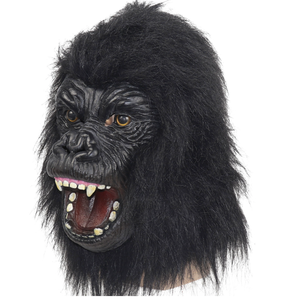 Black Diamond Ape <strong>Monkey</strong> Halloween Costume Accessory Funny Simulation Eco-Friendly Full <strong>Face</strong> Latex Animal <strong>Mask</strong> for Parties - Product Image 5