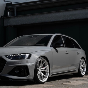 Jantes forgées SHIN, finition argent mat concave, design multi-rayons, légères, forgées, 5x100 5x112, compatibles avec <span class=keywords><strong>Audi</strong></span> 4 A5 <span class=keywords><strong>A6</strong></span> A7 S7 S8 - Product Image 3