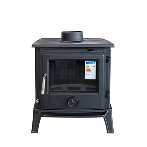 Stufa a Legna Durevole per Riscaldamento Domestico con Termostato Regolabile, Design Moderno ed Ecologico - Product Image 1