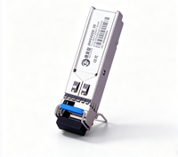 Transceiver SFP Serat Tunggal 1.25G 20Km DDM 1310nm Tx 1550nm Rx Modul Optik untuk Router Switch Jaringan